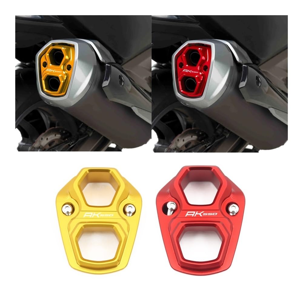 Moto scudo termico Per La Copertura Di Scarico Moto Per AK550 Copertura Di Scarico Posteriore 550 Ak550 Accessori 2017-2023 CNC