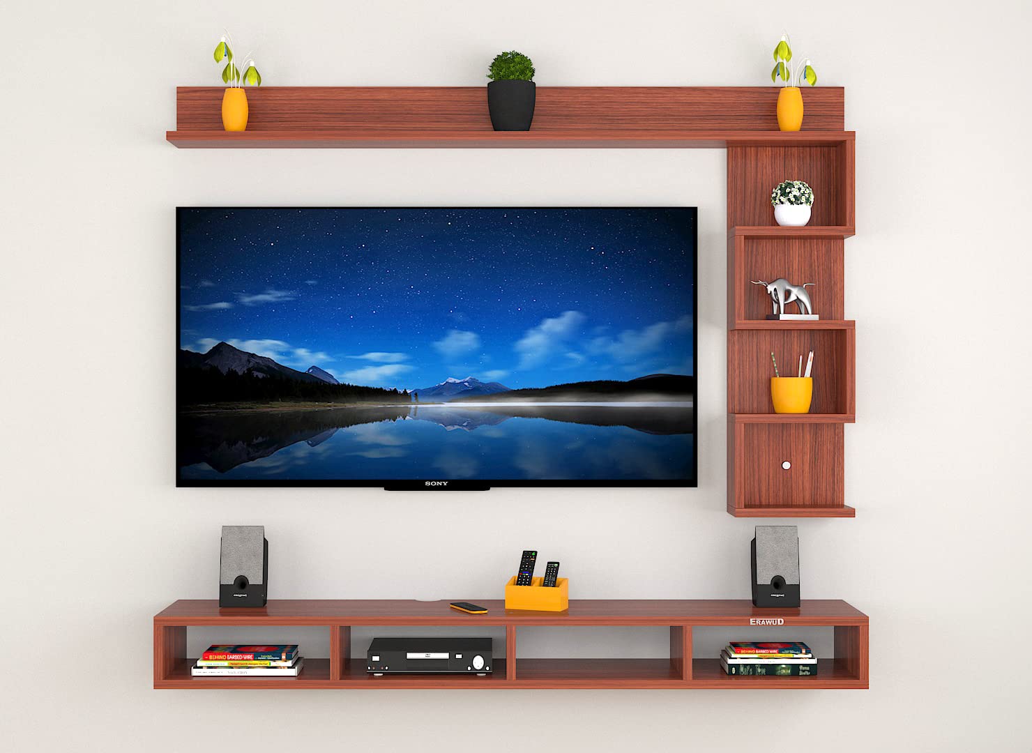 Modern Minimalist Design Tv Stand Modern Black Solid Wood TV Stand