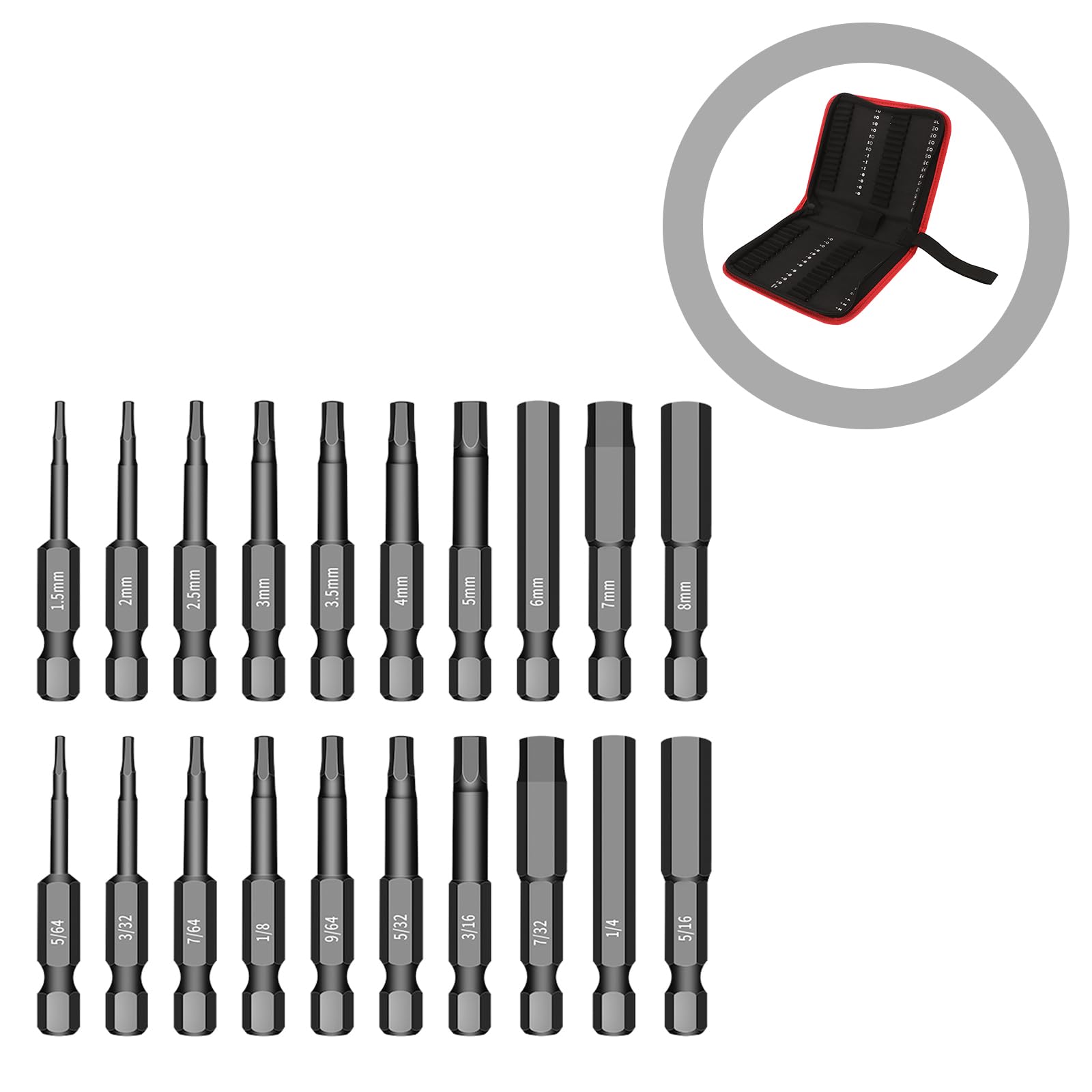 Bolsa De Almacenamiento De Brocas De Tela Oxford Con Asa Organizador Compacto Para Herramientas Portátil Para Bricolaje Y Carpintería 8.97X6.88X1.77 Pulgadas