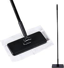 Eyliden Floor Wiper Main Unit, Hardwood Floor Wiper, Touchless Wiper, Cloth Mop, One-Touch Mop, Detaches in 1 Second, Automatically Clamps, Floor Mop, 2-in-1 Water-Removing Wiper, Floor Cleaning Tool