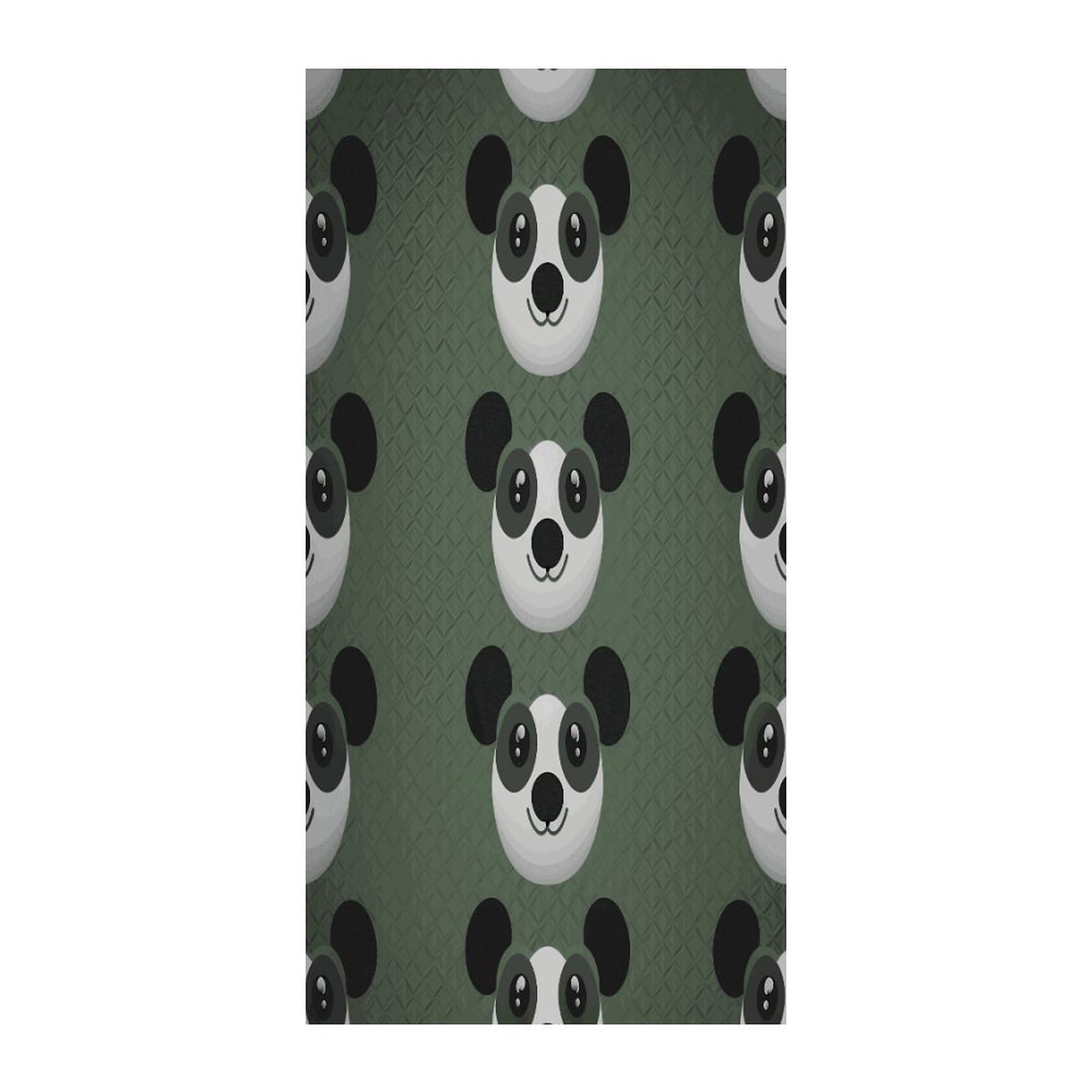 Fekiloot Style Funny Panda Door Curtain Room Divider Curtains