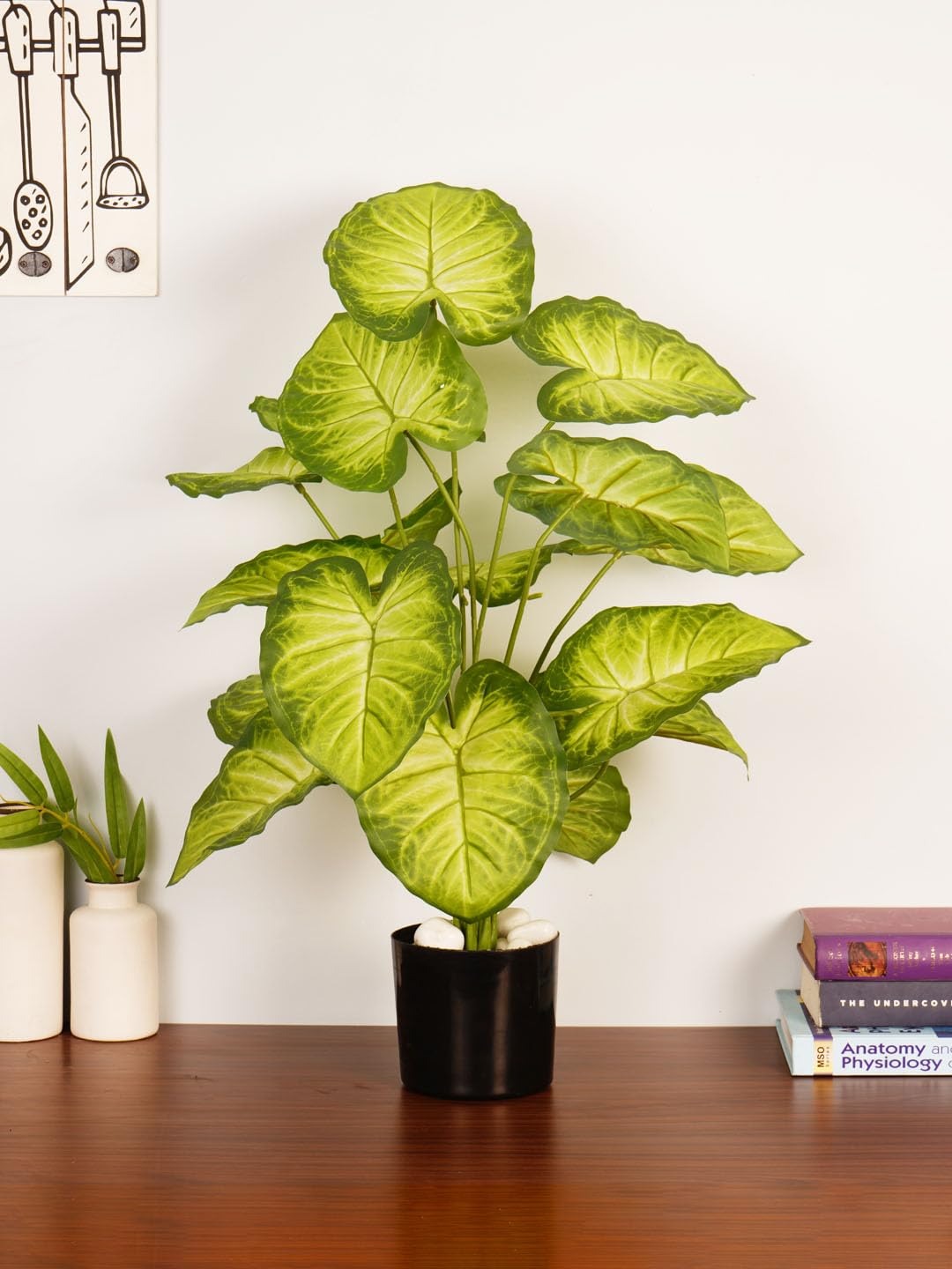 Arick Decor Rubber Plant - Realistic Faux Tree -10