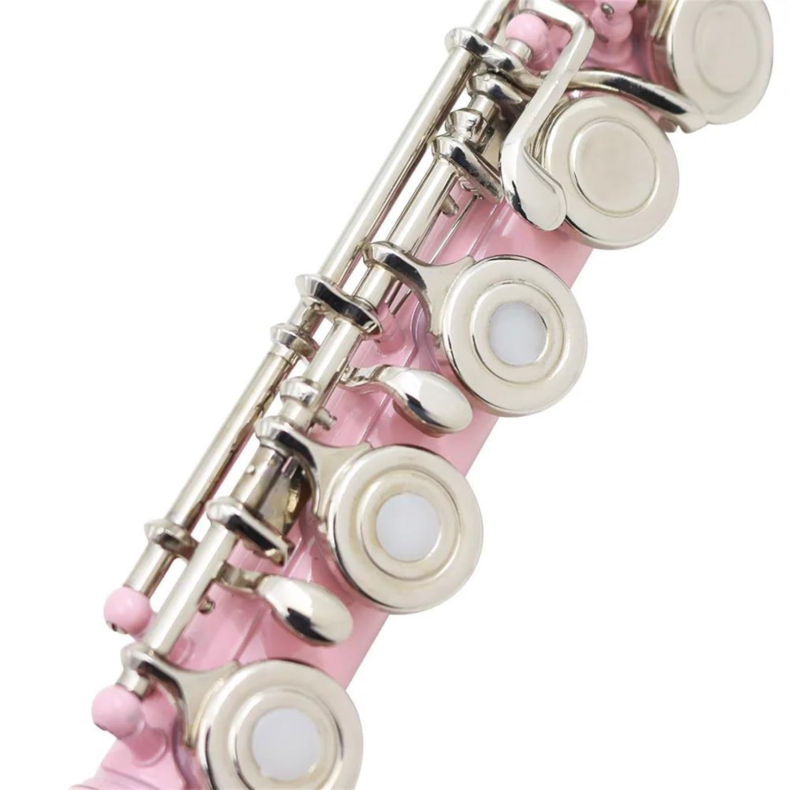 Flauto Traverso Flauto Rosa A 16 Fori Con Accordatura In Do Strumento A Fiato In Legno Flauto A Tubo In Cupronichel Argentato Nichelato Con Accessori