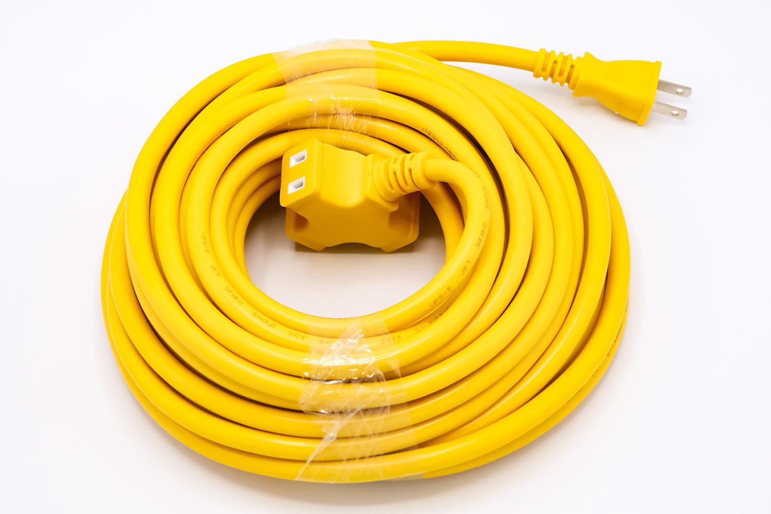 Amazon.co.jp: 超ソフト十字延長コード 15m 3個口 延長コード