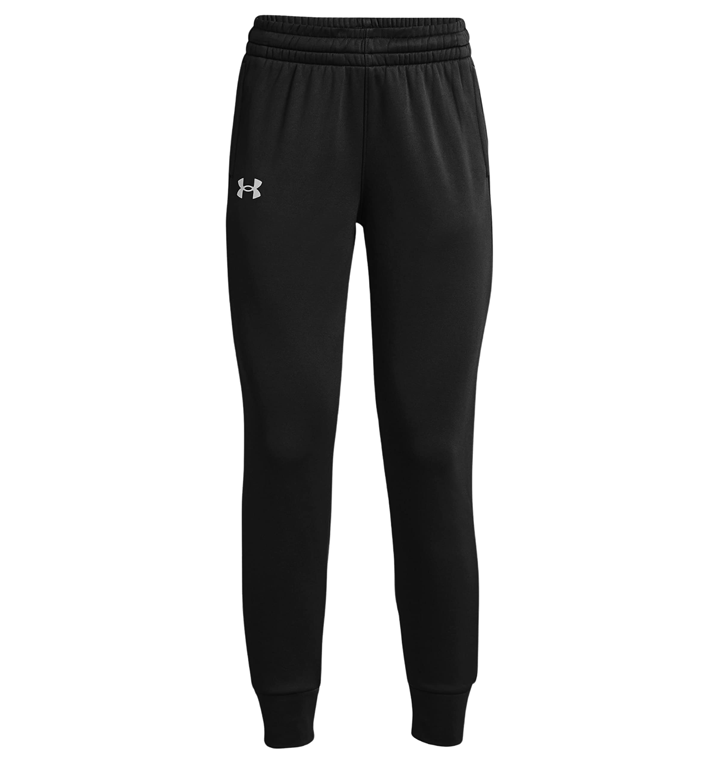 Under Armour Women's Armour Fleece Joggers Pants, Black 001, XL