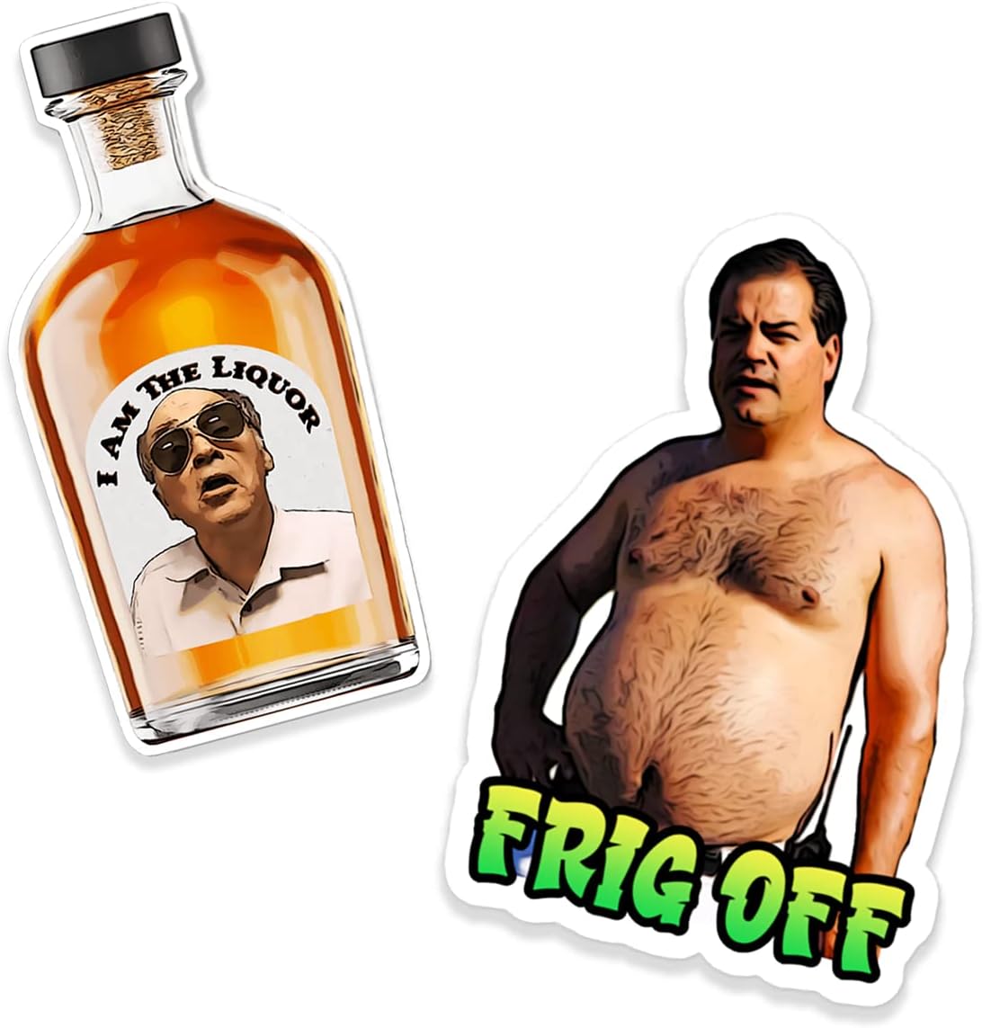 LEAD & LEATHERTrailer Park Boys Bubbles Sticker Pack (2 Pack) Mr. Lahey & Randy Stickers, Official Trailer Park Boys Merchandise, Trailer Park Boys Merch, Stickers for Men