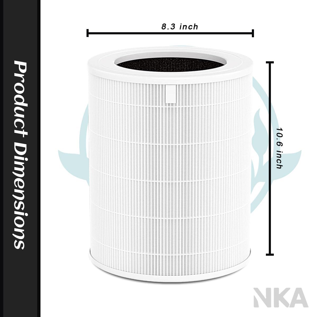 Air180 Replacement Filter - Compatible with BISSELL Air180 & Air180 MAX Air Purifier, 3-in-1 True HEPA Filter Compare to Bissell 3502 Filter, 2-Pack