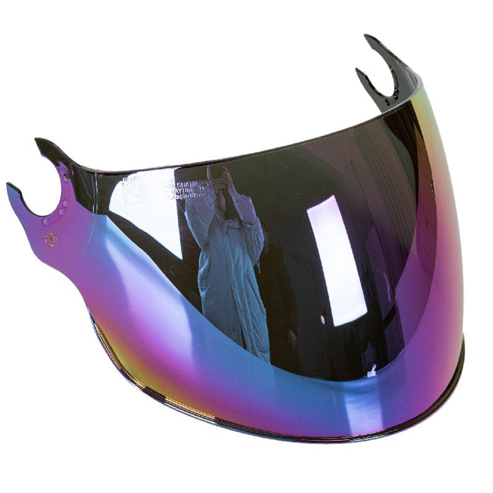 Baoblaze Visiera per Casco Lente per Parabrezza Apribile AntiGraffio Adatto Solo per Il Modello Ls2 Of562, Proteggere Gli Occhi E Il Viso Luce, Vento, Sabbia - Colorato