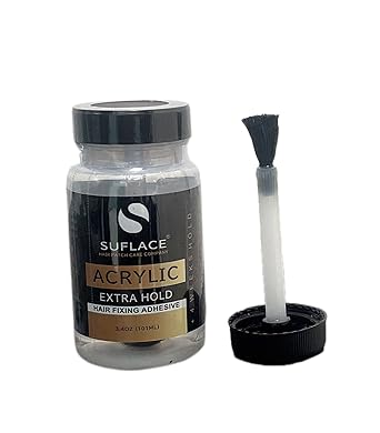 AHS Acrylic Extra Hold Hair Patch Glue Hair Replacement Adhesive Hold Hair Invisible for Wigs Hairpiece Waterproof Glue (101Ml)