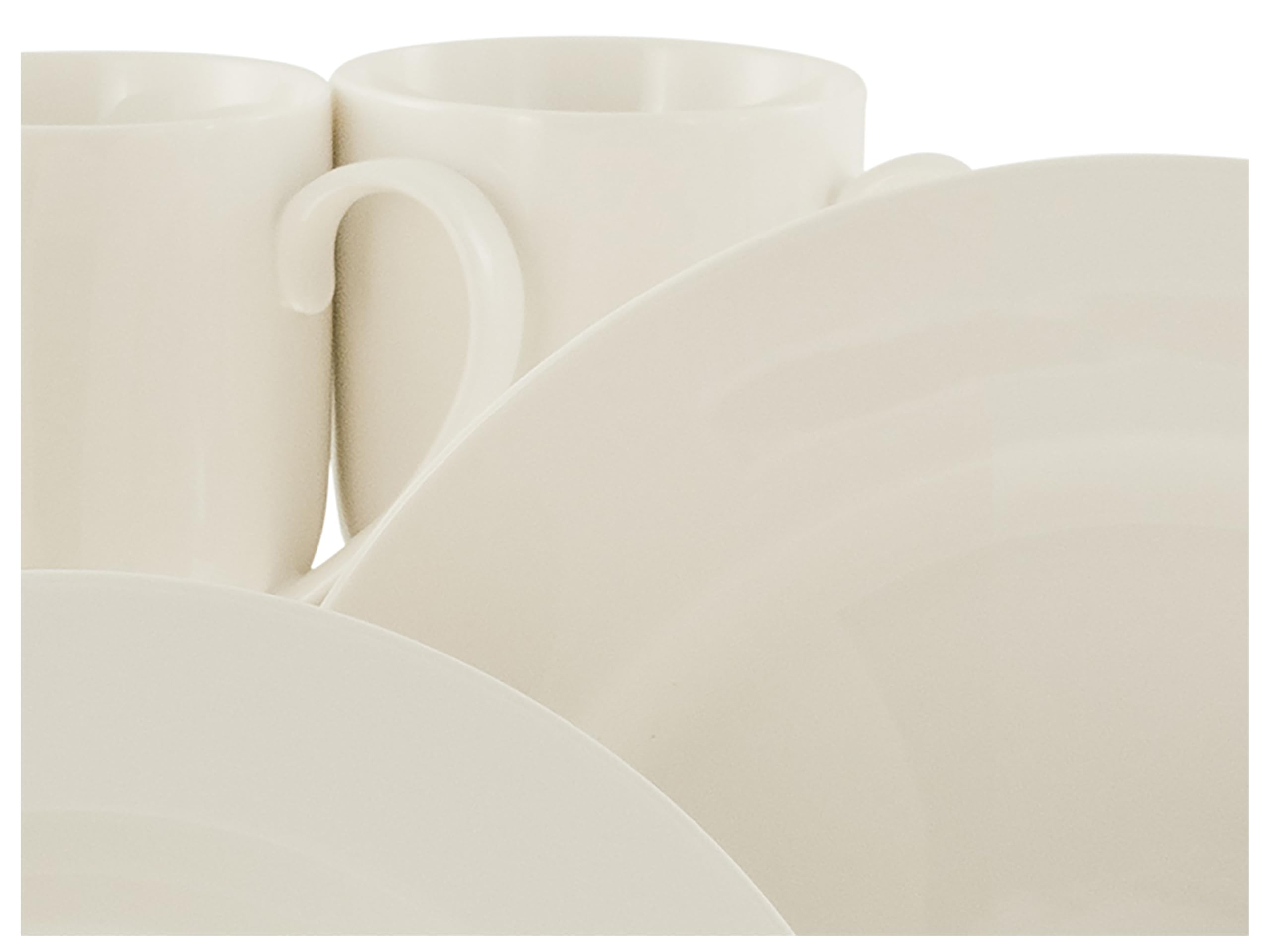 CreaTable, 22159, seria Fleur Royal, 42-częściowy zestaw naczyń, serwis porcelanowy, nadaje się do mycia w zmywarce i używania w kuchence mikrofalowej, wysokiej jakości produkcja