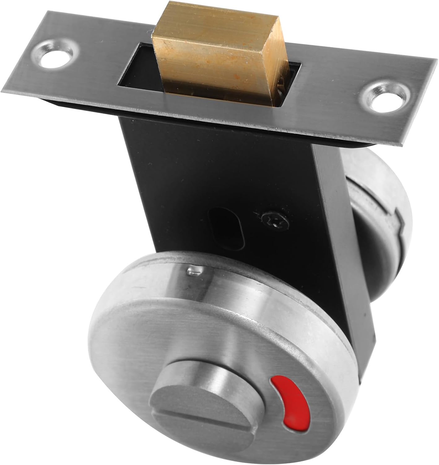 Elegant and Stainless Steel Indicator Door Lock Bathroom Privacy Lock Open Closed Sign No Key for Public Restroom