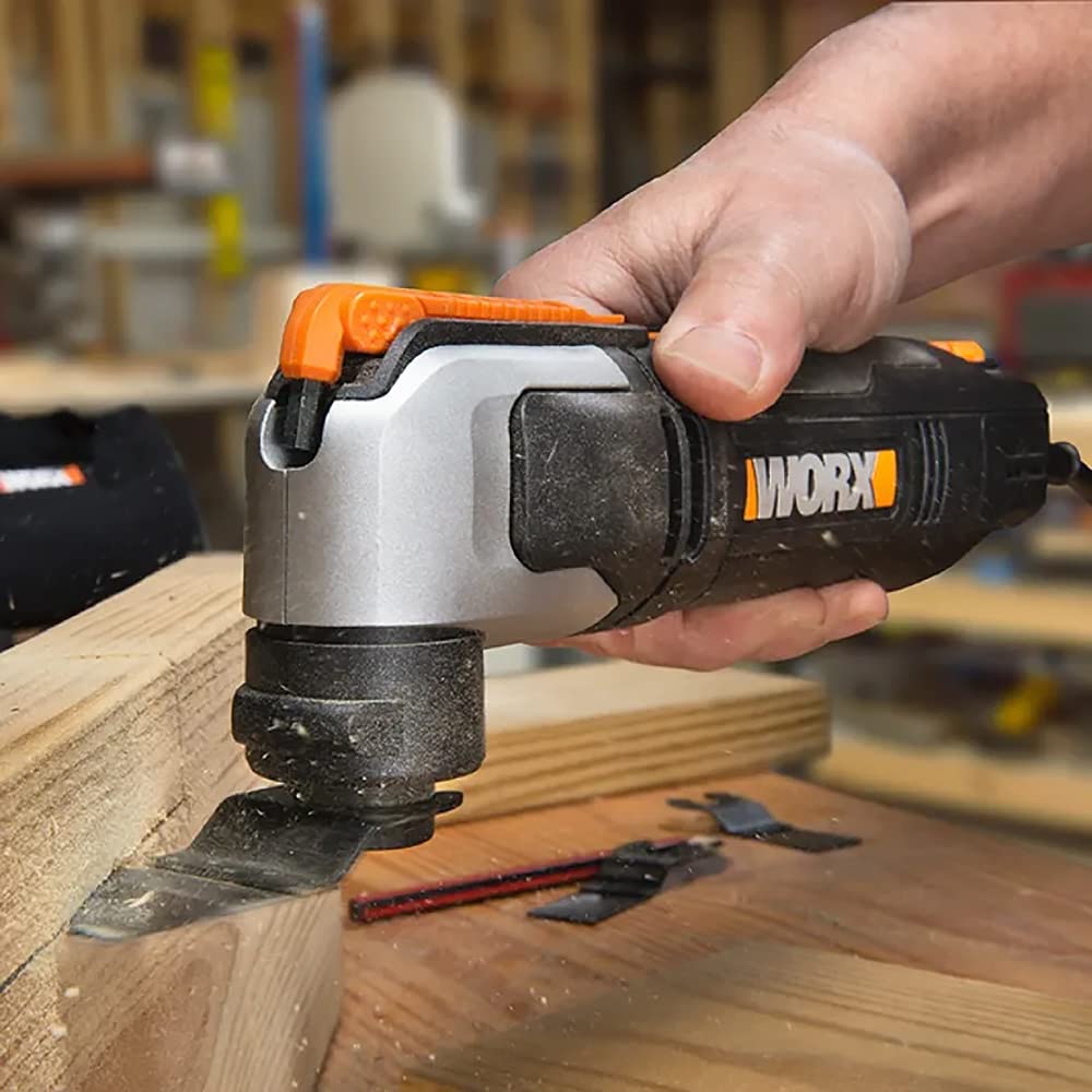 WORX WX686 - Herramienta multifunción (250 W, incluye accesorios y estuche)