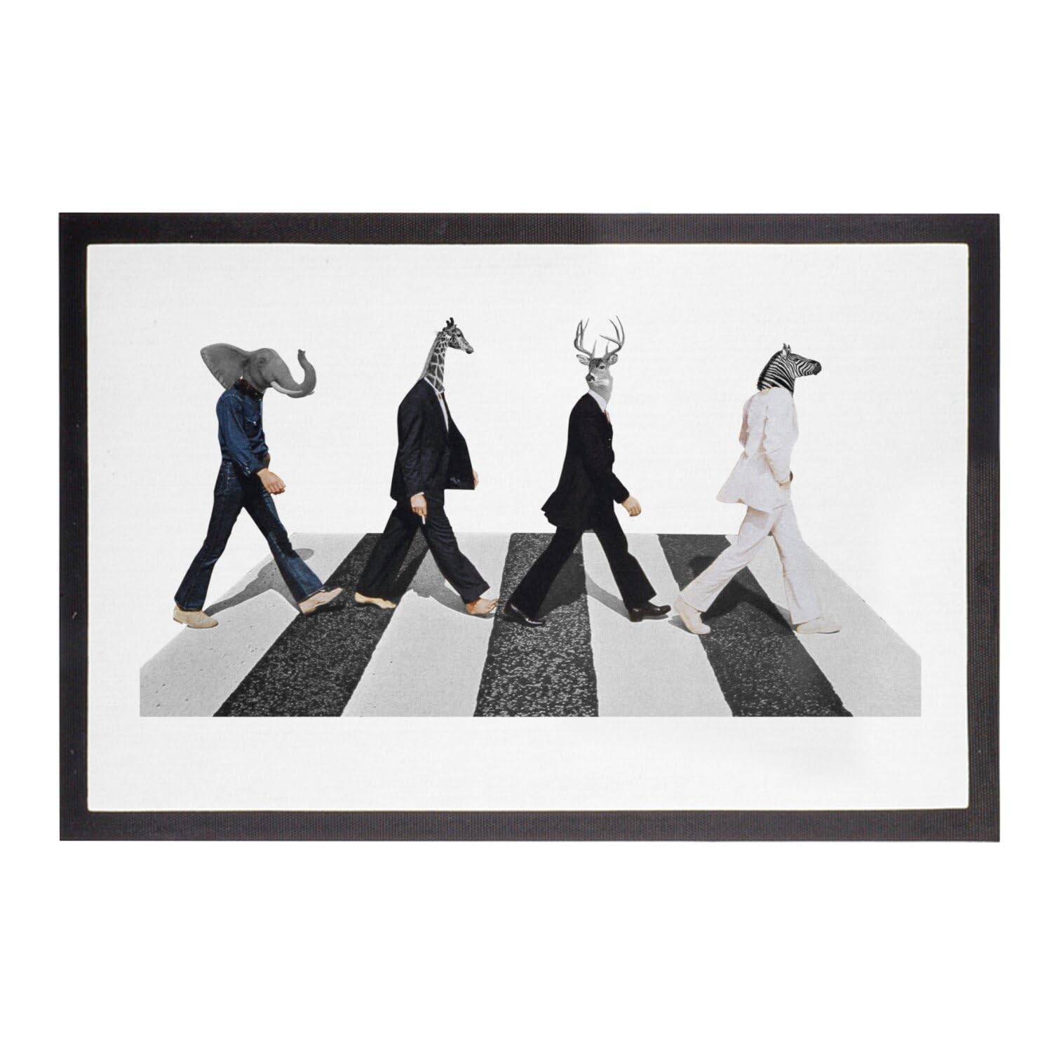 Paillasson Animaux Passage Piéton Éviter Sols Sales Tapis Style Rock