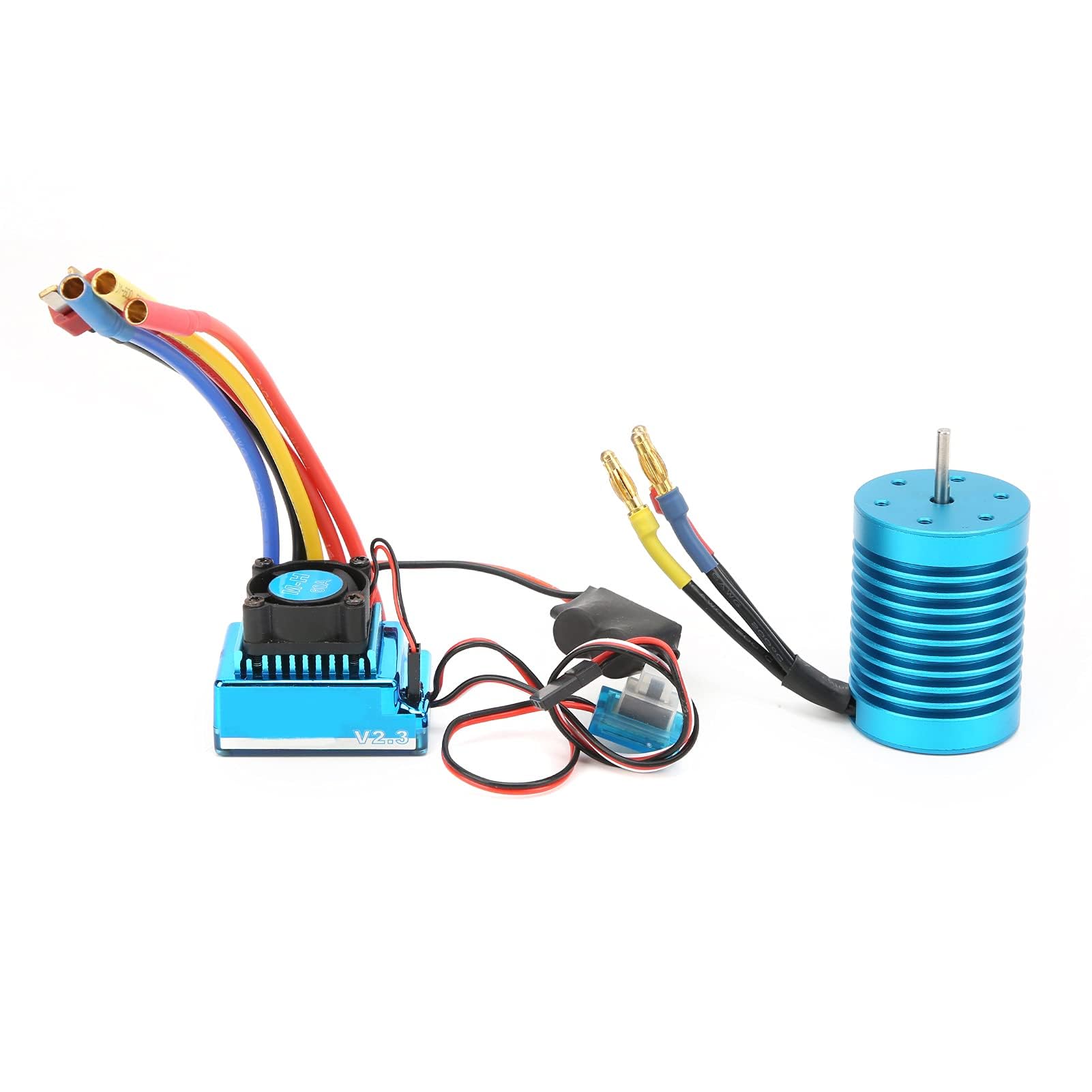 Bezszczotkowy Silnik RC Car 4370KV z Zestawem Kombi 60A ESC dla Wodoodpornego Silnika 1/10 RC Car Upgrade