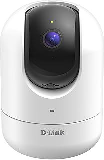D-Link DCS-8526LH/B1, WiFi Home Security Camera, 1440p, 340° Motorized Lens, Night Vision, Sound/Motion Detection, Remote …