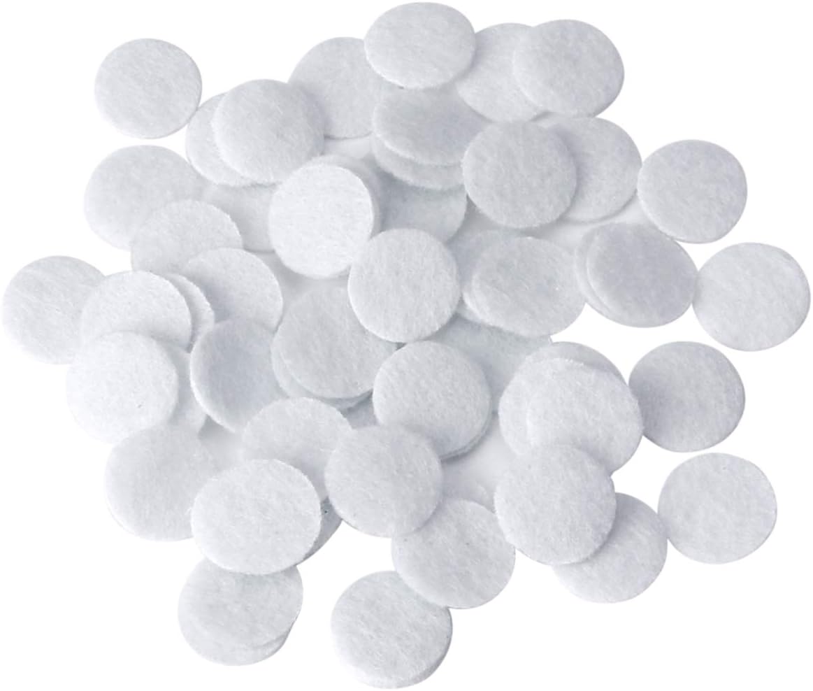 200 Pcs Microdermabrasion Cotton Filters, TopDirect Replacement 10 mm Diamond Dermabrasion Filters Facial Vacuum Filters Accesories Sponge Filter for Suction Microdermabrasion Machine White