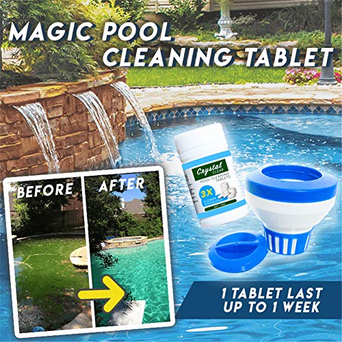 Preisvergleich Produktbild Dragon Honor Magic Pool Reinigungstablette & schwimmender Spender