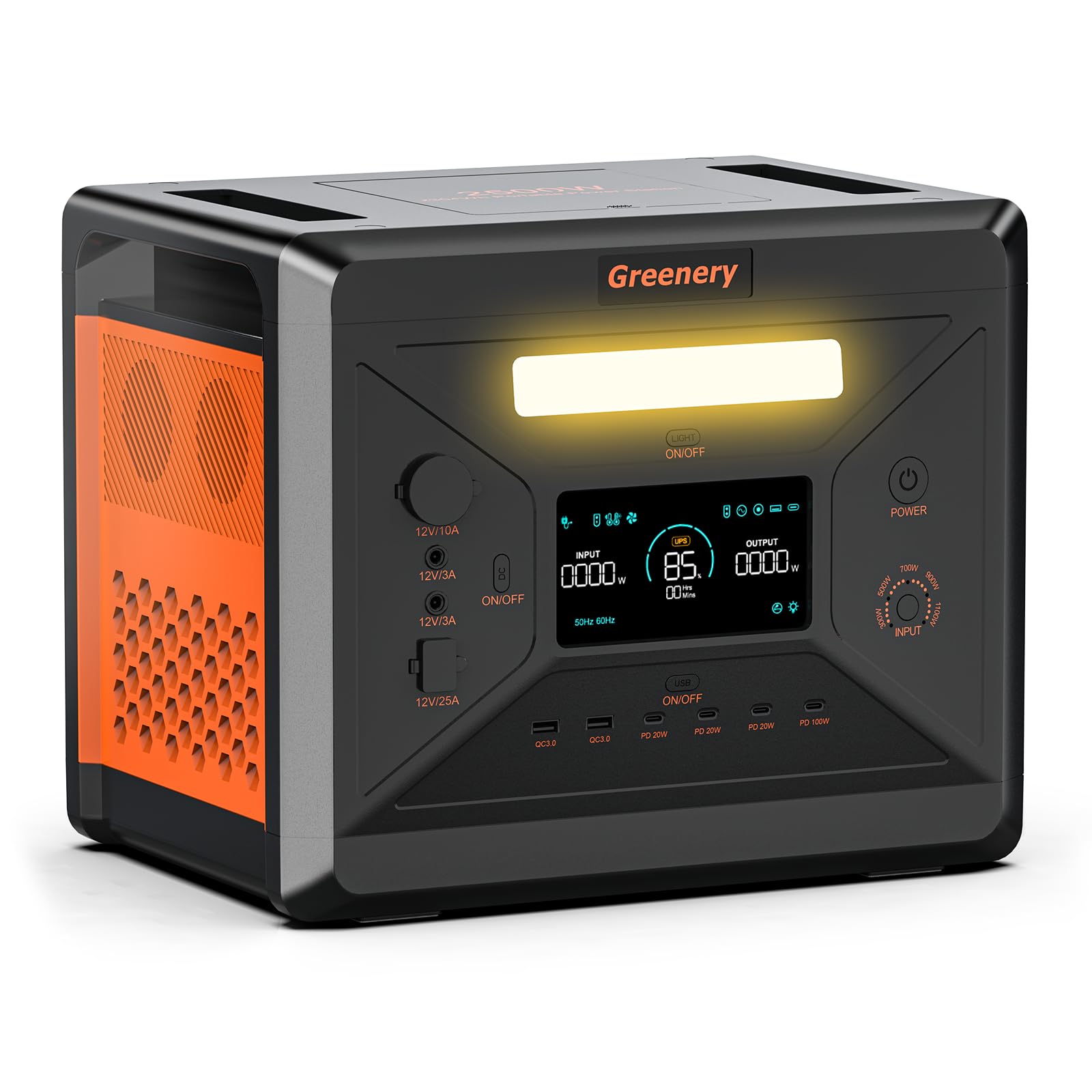 Amazon.co.jp: Greenery G2500 ポータブル電源 大容量 2300Wh 