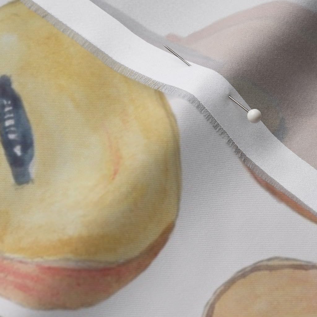 Spoonflower Fabric - Strings Violin Instruments Guitar Ukulele Printed on Organic Cotton Sateen Fabric by The Yard - Sewing Quilting Apparel Home Decor