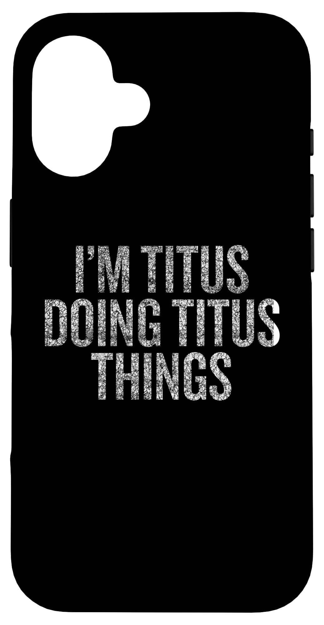 iPhone 16 I'm Titus Doing Titus Things Funny Vintage Case