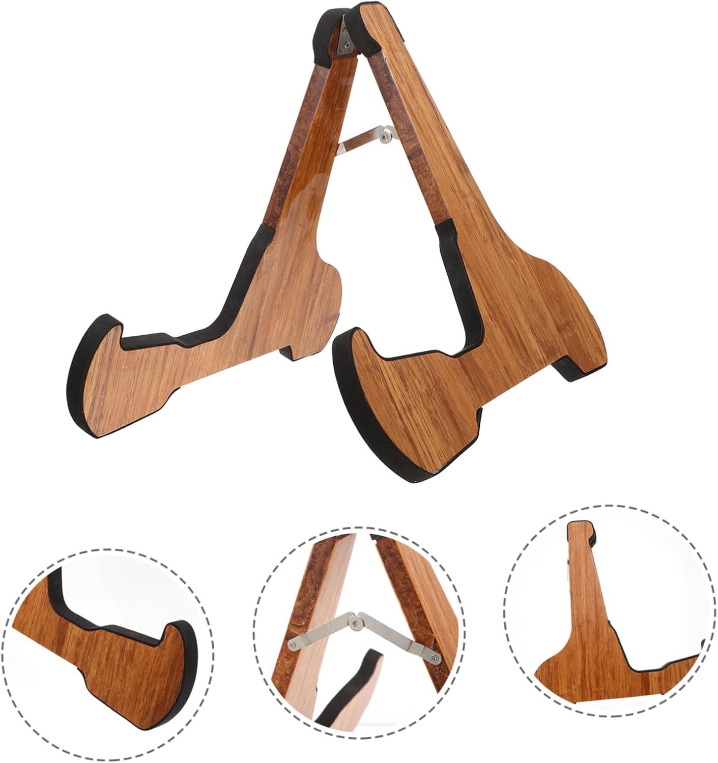 Retractable Violin Display Stand Foldable Bamboo Holder for Acoustic Classical and Electric Instruments Lightweight and Portable Music Rack for Home and Studio Use