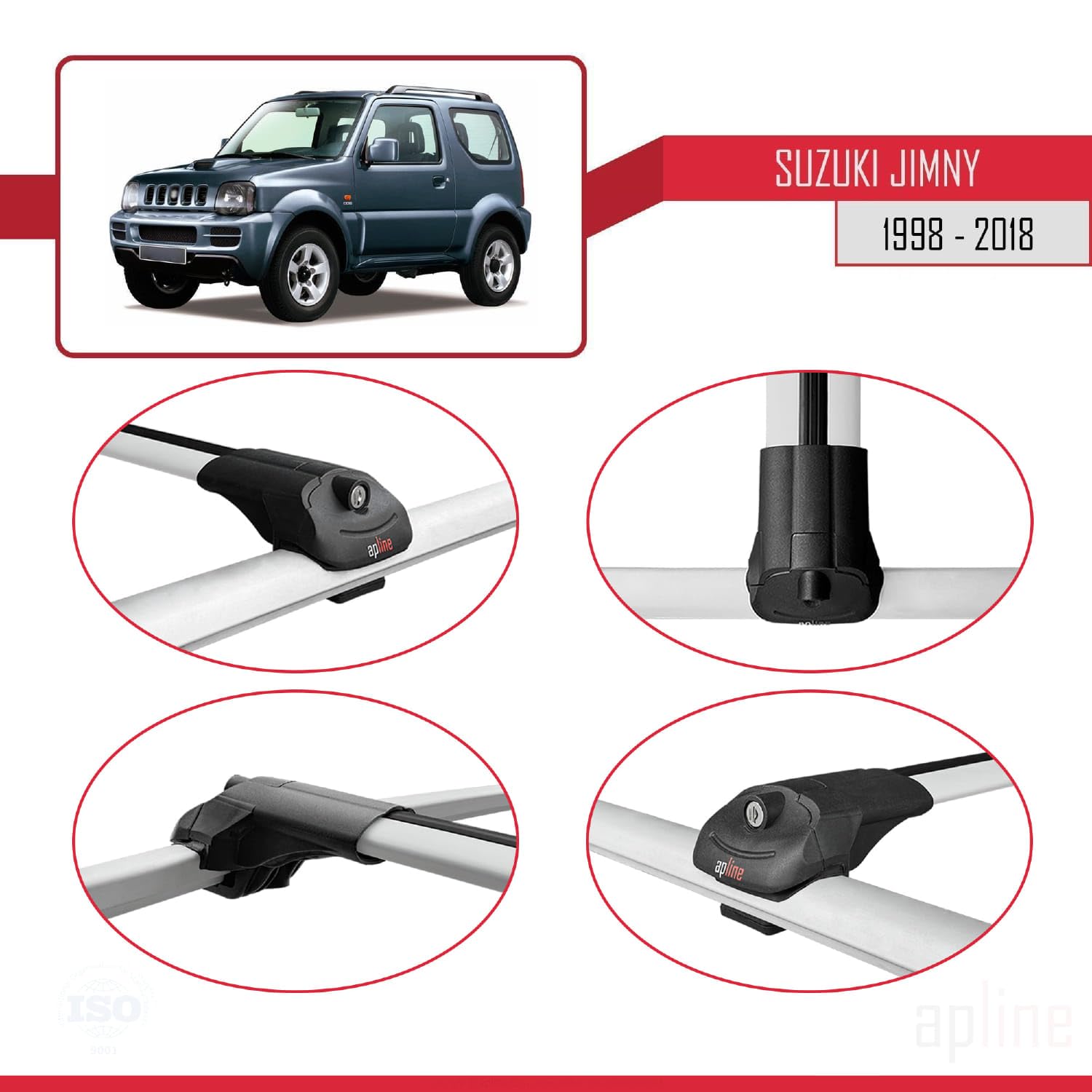 VDP Box da Tetto Nero vdpmaa580 Grande Tetto Valigetta con Serratura