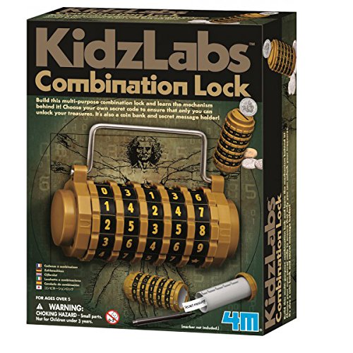 Preisvergleich Produktbild 4M 68468 - Bausatz Zahlenschloss KidzLabs