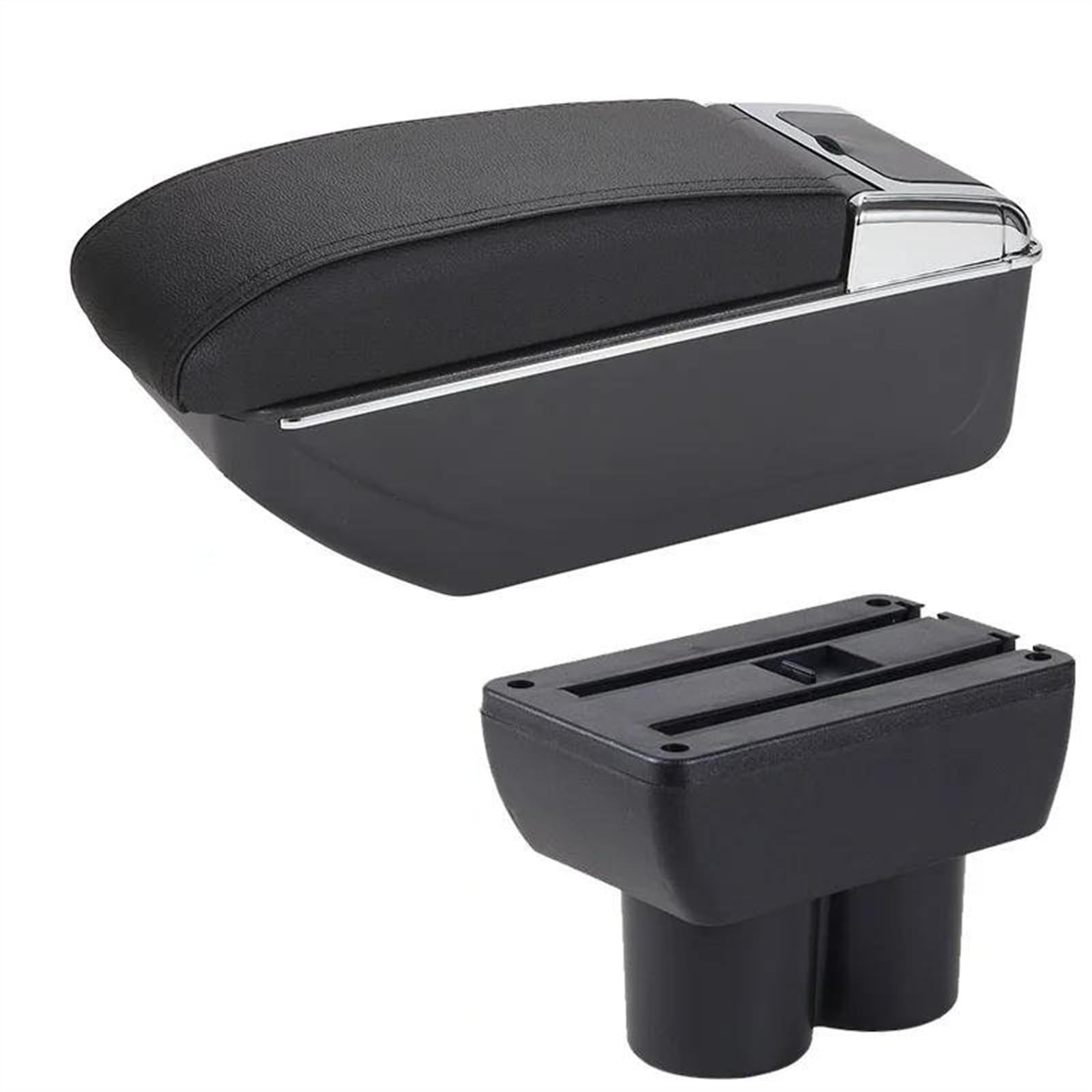 Ysdsls B2 Black Line 7Usb Car Center Console Storage Box Multifunctional Armrest Interior Accessory For Jimny Jb23 Jb43 1999-2017