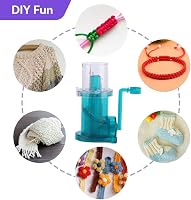 Tyenaza kézi kötőgép - egyszerű szövőeszköz felnőtteknek, DIY kötés és szövés 4
