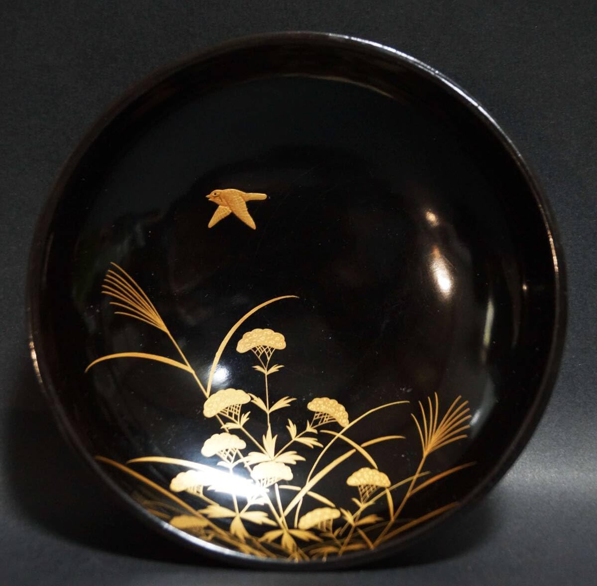 輪島塗 天然木製 蒔絵 吸物椀 10客セット 輪島塗 天然木製 蒔絵 吸物椀