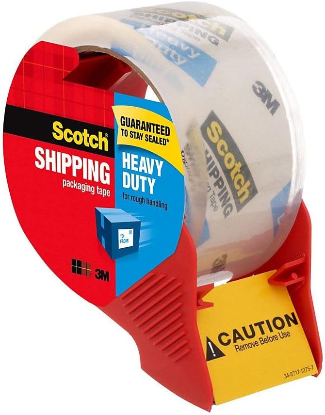 Scotch Heavy Duty Shipping Packaging Tape, 1.88" x 54.6