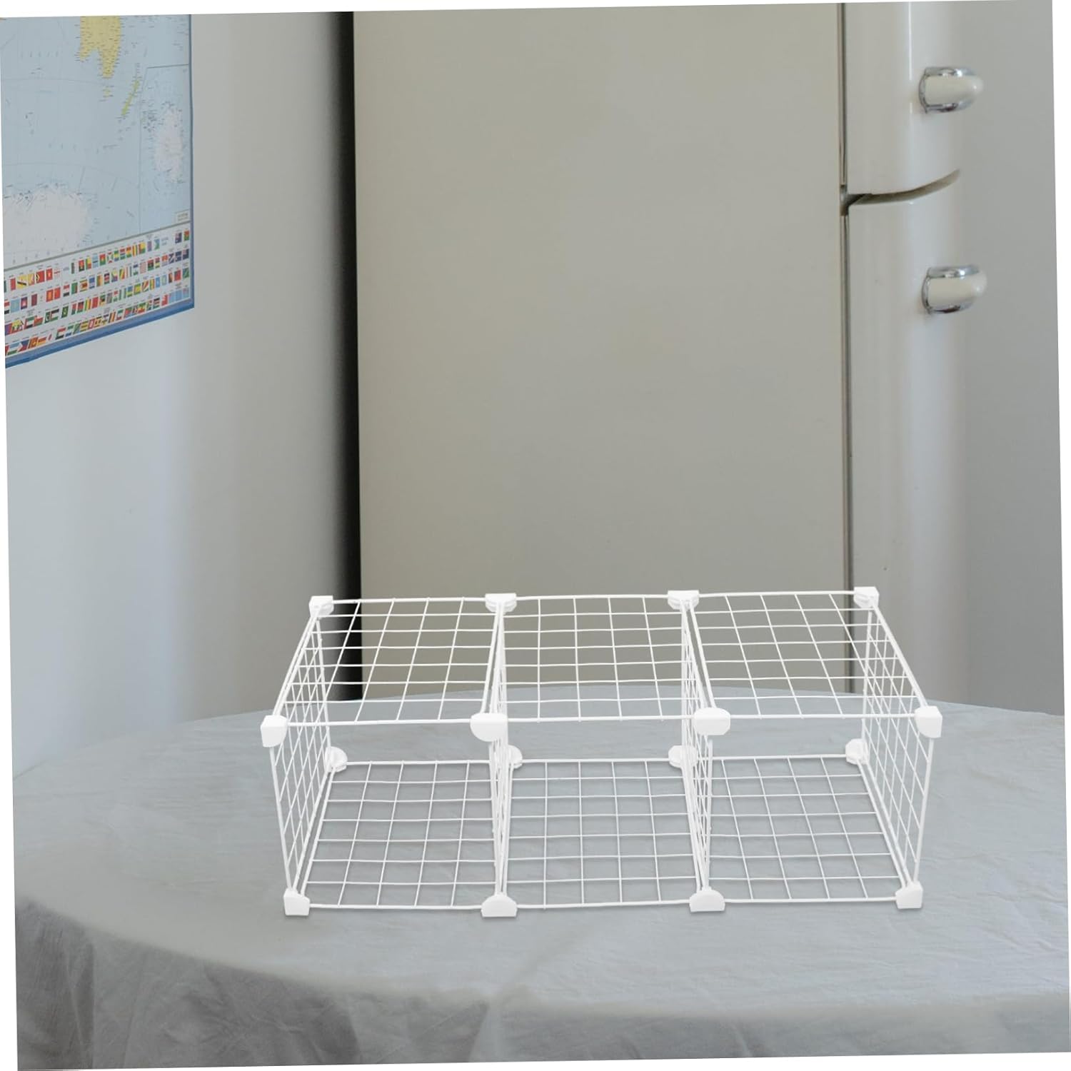 Unomor Metal Freezer Shelf Replacement Wire Divider for Organized Storage Refrigerators and Freezers Versatile Compatibility Easy Installation Cold-resistant Design