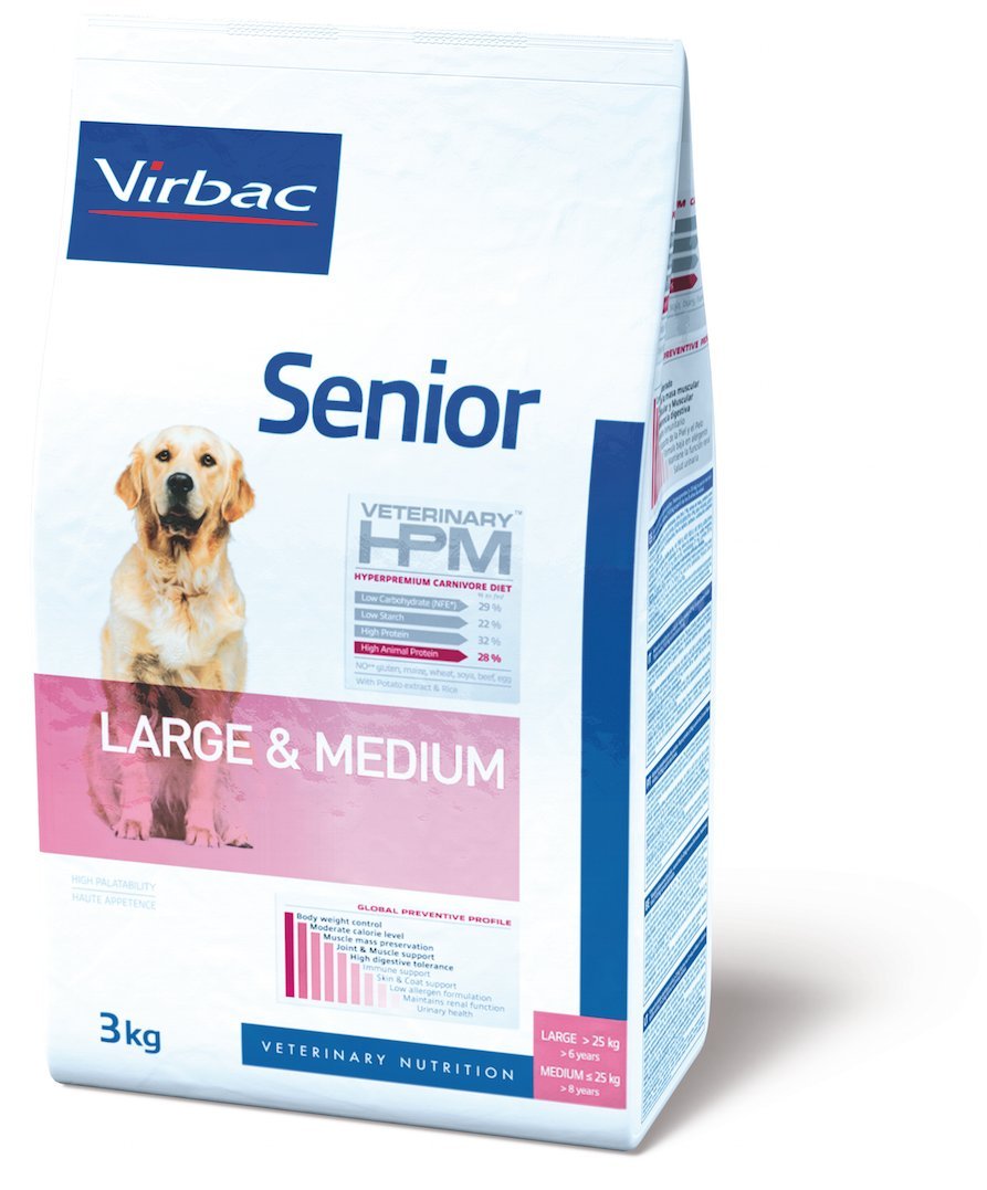 HPM Virbac Canine Senior Large Medium 7Kg 7000 g