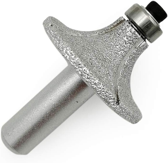 SHDIATOOL Round-Over Router Bits 08MM Radius Corner Rounding Edge-Forming Marble Granite Quartz Stone 1/2-Inch Shank