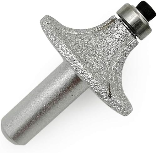 Miniatura 8 de SHDIATOOL Brocas de enrutador redondas de 0.315 in de radio de esquina redondeando cantos de mármol granito piedra de cuarzo vástago de 12 pulgada