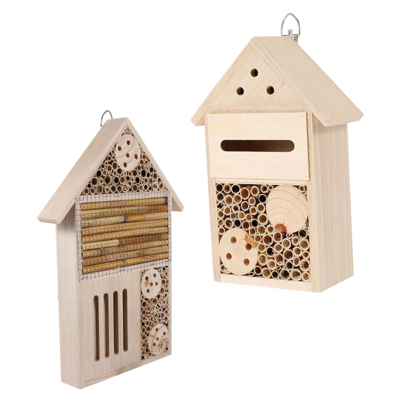 Toddmomy 2pezzi Casetta Per Api in Legno Da Stanza Per Insetti Casa Per Scarafaggi Cabina Per Giardino