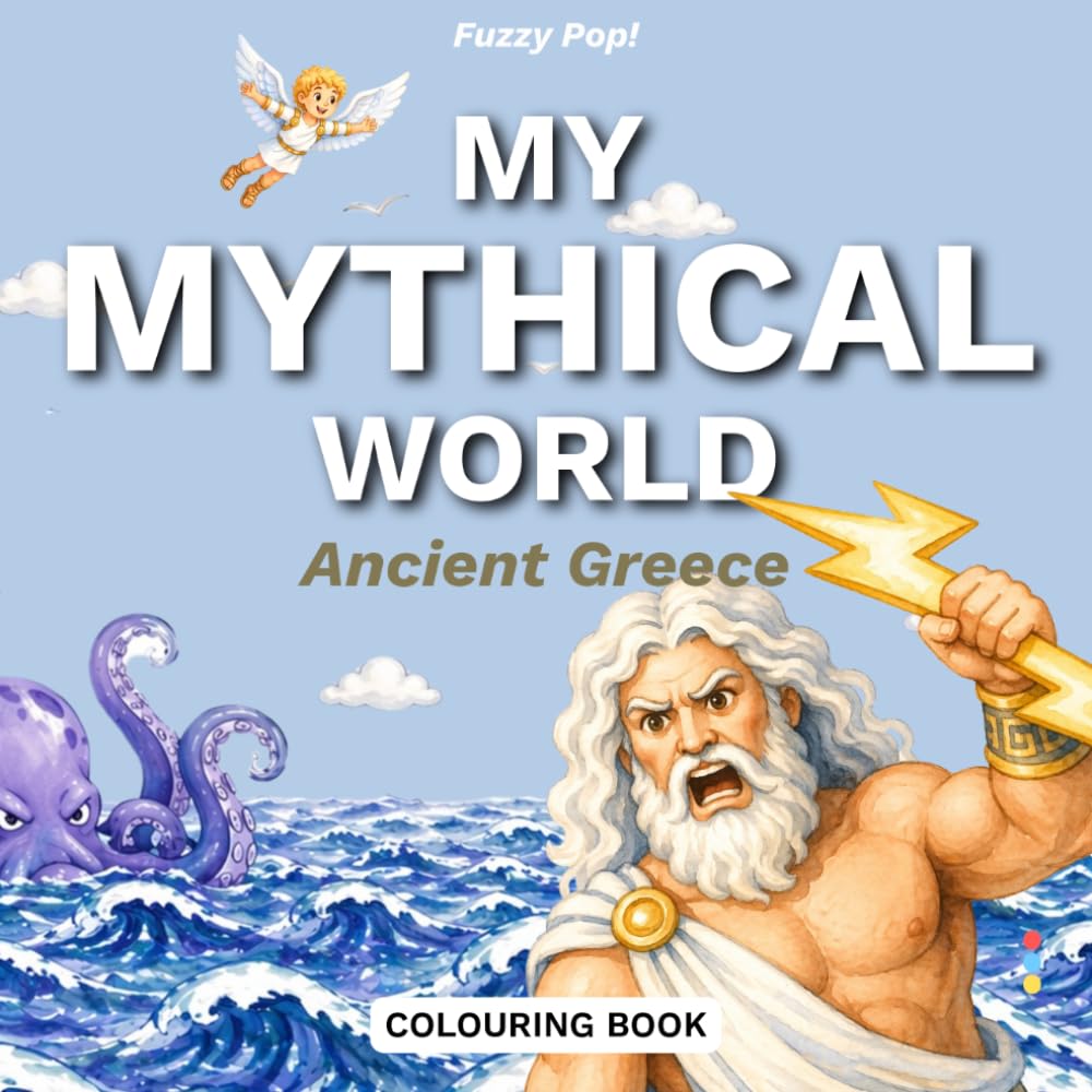 My Mythical World Ancient Greece: Colouring Book