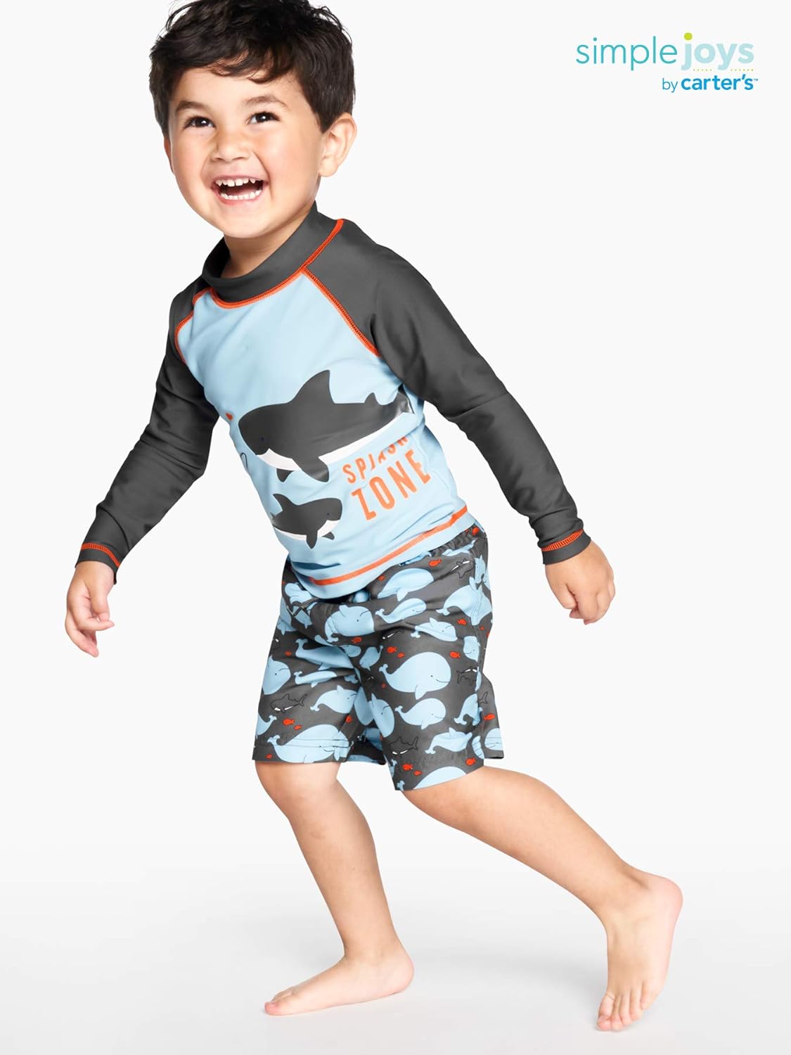 Vista 3 de Simple Joys de Carters - Juego de camisetas con protección para niños