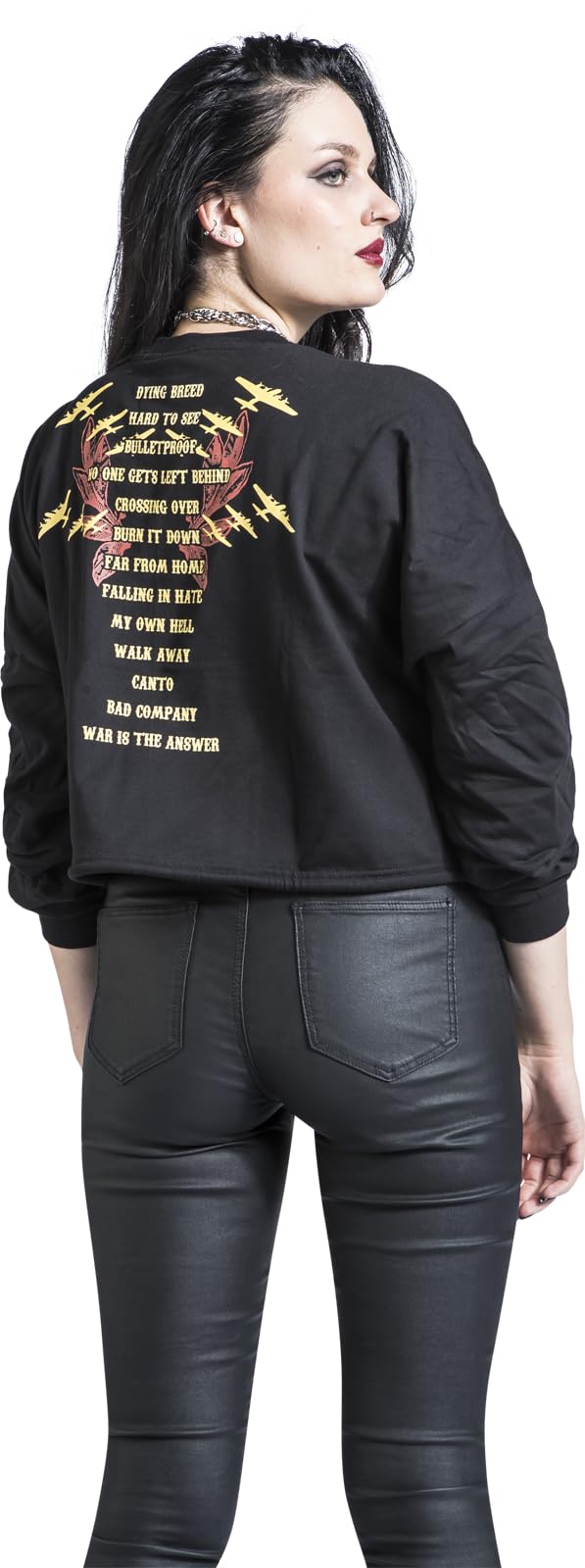 Five Finger Death Punch War is The Answer Frauen Sweatshirt schwarz