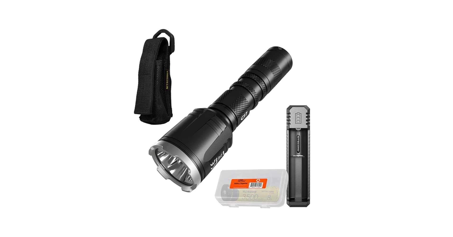Nitecore CI7 2500 Lumen Tactical Flashlight with 7000mw