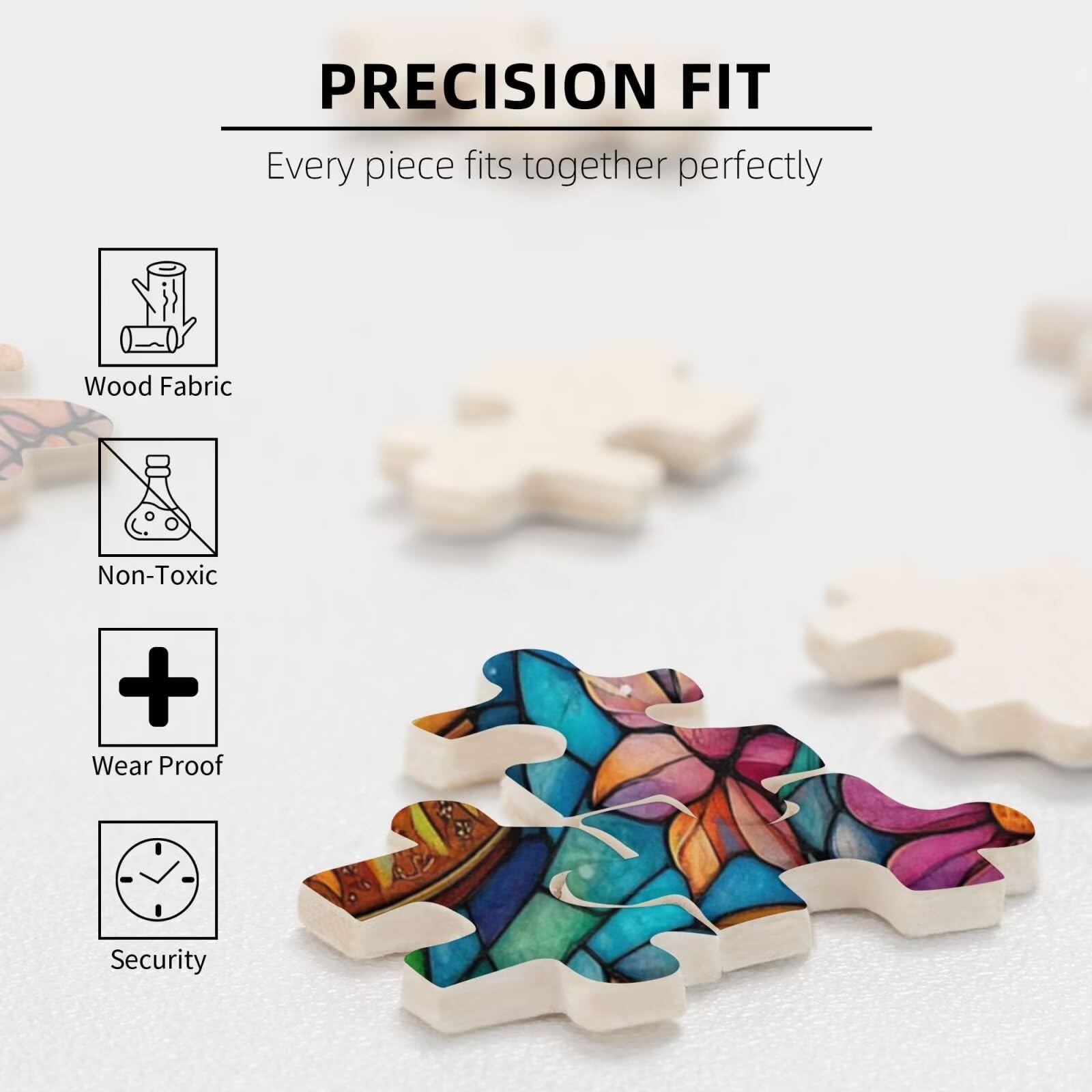 Fleur Puzzle Montgolfière 3000 Pièces Adultes,DIY Puzzles Classiques Art avec Boîte d'emballage et Photos de Référence,Relaxation/Soulagement du Stress/Jeux Amusants,Creatif Cadeau pour Femme M-1810