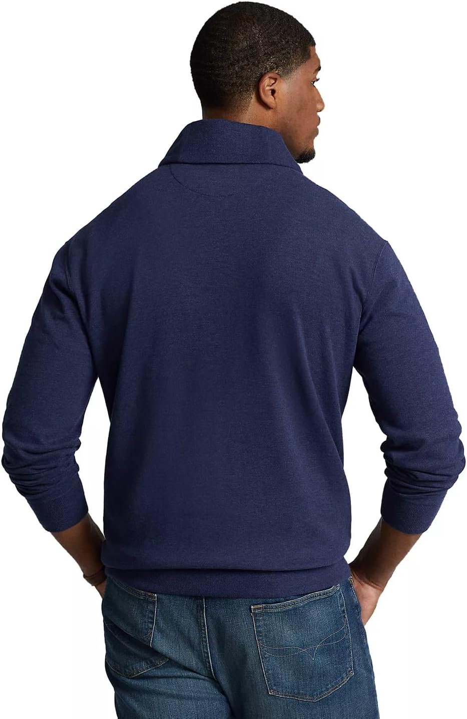 Ralph Lauren Men's Shawl Neck Estate Long Sleeve Rib Sweater - Image 9