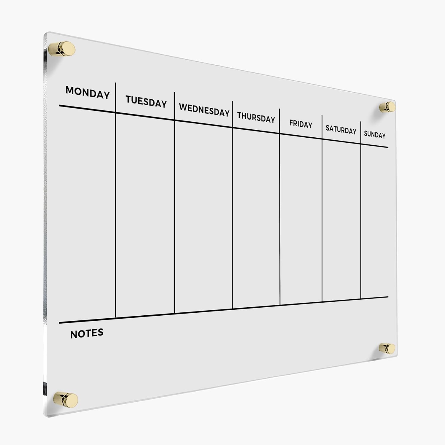 WEEKLY PLANNER Acrylic Wall Personalized Calendar 2026 Personalized Dry Erase Board Wall Calendar Weekly Calendar Housewarming Gift