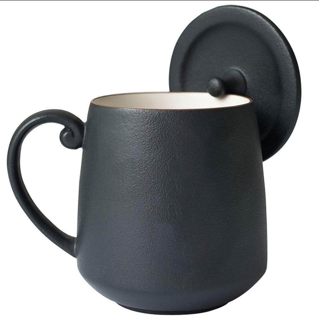 Beverage Mugs Mug Ceramic Cup With Lid Simple Home Office Coffee Cups