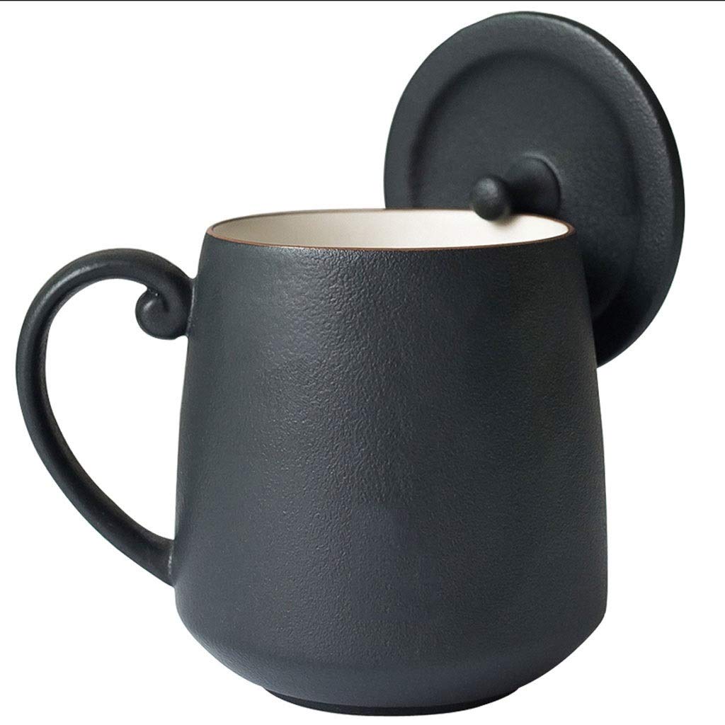 Beverage Mugs Mug Ceramic Cup With Lid Simple Home Office Coffee Cups