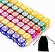 30 Stück Würfel bunt, Bunte würfel(6 Farben), 16 mm Bunter Würfel, Diese Würfel sind perfekt für die verschiedenen Brettspiele