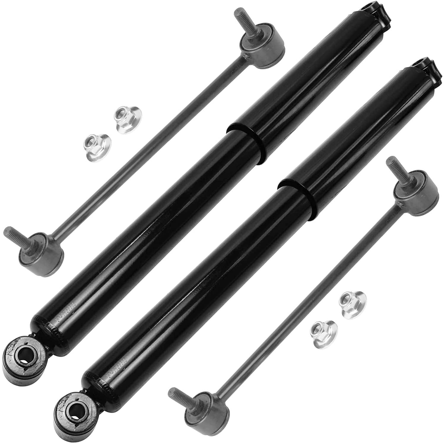 Detroit Axle - RWD Rear 4pc Shock Absorbers Kit for 2017-2018