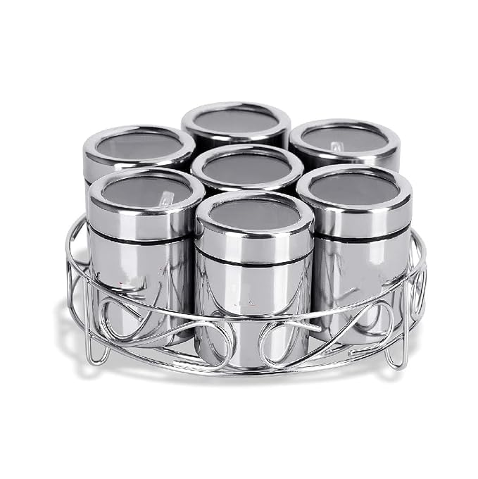 ATROCK stainless steel masala jar dabba