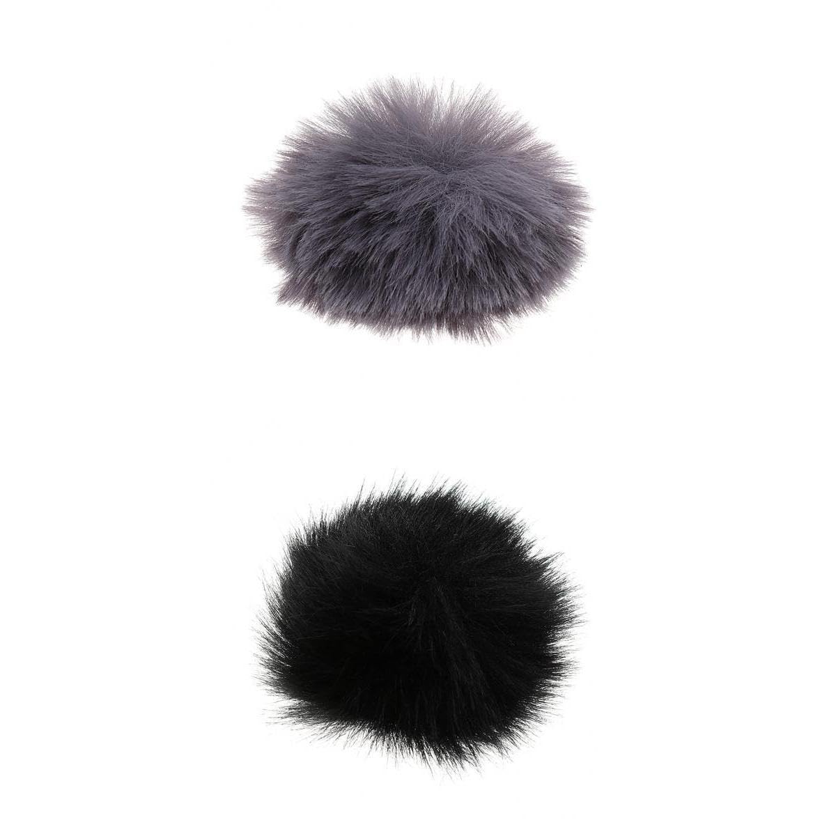 SECRET DESIRE 2 Pcs of Set Microphone Furry Windscreen Windshield Muff Mic Furry Cover-picture-18