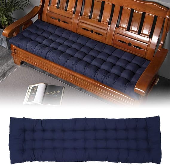 Foribyw Thick Bench Cushion 2 3 Seater Cotton Garden Bench Cushions